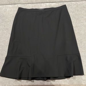 The Limited Black Skirt Size 12 Flutter Bottom